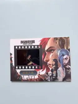 League Of Legends Jinx Film Card Waifu Full Art Holo Foil Doujin Collector Chase - Image 4