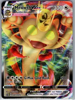 Meowth VMAX SWSH005 SWSH: Sword & Shield Promo Cards - Pokemon Card - NM - Image 1