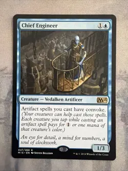 1x Chief Engineer- NM- Core Set 2015 (M15)- Mtg Magic The Gathering Card - Image 1