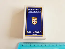 CARTE DA GIOCO ROMAGNOLE DAL NEGRO SIGILLATE VINTAGE ORIGINAL PLAYING CARDS NEW - Image 1