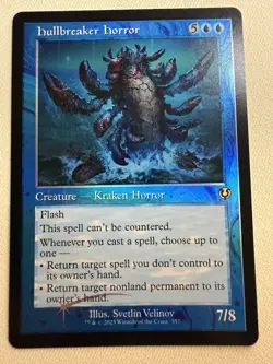 Hullbreaker Horror Foil - 2025 NM - Kraken Horror Control Staple - GravesVault - Image 1