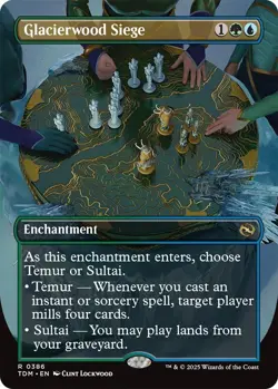 Foil - Glacierwood Siege (Borderless) - 386 / NM / English - Image 1