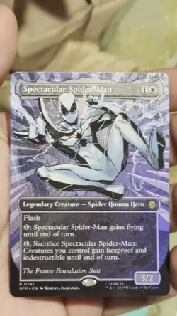 Spectacular Spider-Man (0241) (Borderless) (Textured Foil) Marvel's - Image 2
