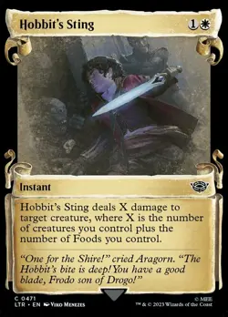Hobbit's Sting - Foil - Showcase Scrolls x1 - Universe Beyond: The Lord of the R - Image 1