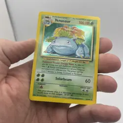 Pokemon TCG Venusaur Base Set Holo Unlimited Rare - Image 4