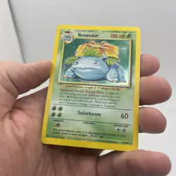 Pokemon TCG Venusaur Base Set Holo Unlimited Rare - Image 5