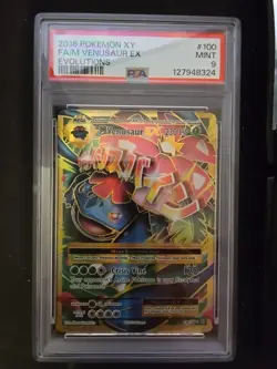 *PSA 9* VENUSAUR EX - 100/108 Full Art - POKEMON 2016 - XY Evolutions - Image 1