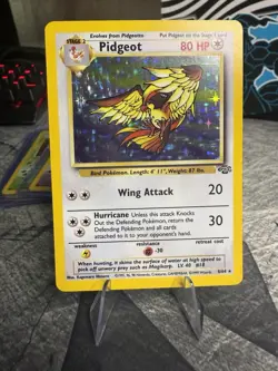 Pidgeot 8/64 Pokemon TCG Jungle Unlimited Edition Holo Rare - Image 1