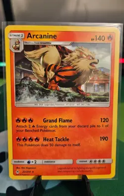 Pokemon Arcanine Holofoil SM Unbroken Bonds LP #22/214 - Image 1