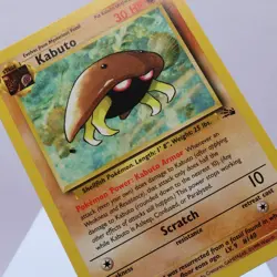 Pokemon TCG - Kabuto 50/62 Fossil Common WOTC 1999 - EXC - Image 1