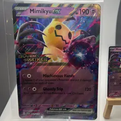 Pokemon TCG Mimikyu ex 069/159 Journey Together Stamped Promo Holo - Image 2