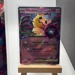 Pokemon TCG Mimikyu ex 069/159 Journey Together Stamped Promo Holo - Image 3