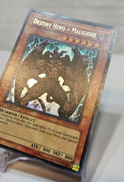 Destiny Hero - Malicious DP05-EN011 Ultra Rare 1st Edition Yugioh 145 - Image 3