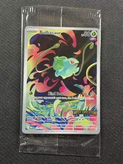 Pokemon Cards Sealed Bulbasaur Mega Evolution Box Topper S&V Ultra Rare 133/132 - Image 1
