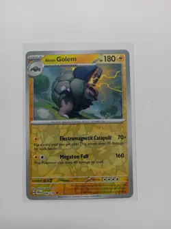 Alolan Golem 046/159 Journey Together Reverse Holo NM Pokemon Card - Image 1