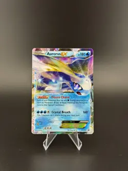 Pokemon TCG Aurorus EX Black Star Promos Holo Card XY102 - Image 1