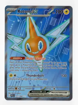 Pokemon TCG Rotom EX 111/094 Holo Ultra Rare Phantasmal Flames Mint Card - Image 1