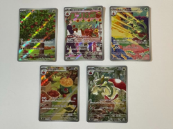 Pokemon Card Applin Dipplin Crustle Appletun Flapple AR 5 set Japanese - Image 1