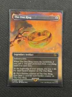 MTG The One Ring Scene Lord Of The Rings Legendary Artifact P 0451 Ultra Rare - Image 1