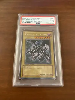 Yu-Gi-Oh! 2002 Red Eyes Black Dragon Limited Edition Promo BPT-005 PSA 4 - Image 1