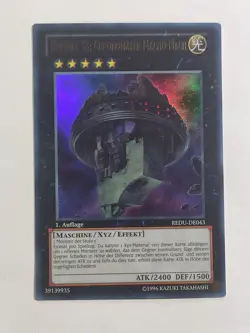Yu-Gi-Oh! Karte Nummer 33: Chronomaler Machu-Mech REDU-DE043 Ultra Rare Sehr gut - Image 1