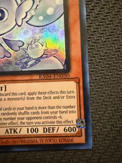 Mulcharmy Fuwalos Super Rare RA04-EN050 MISPRINT Anubis Yu-Gi-Oh! - Image 2