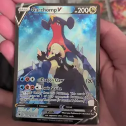 Pokemon Garchomp v TCG Full Art Holo Card Sword & Shield Astral Radiance - Image 1