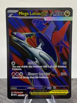 Mega Latias EX 163/132 Ultra Rare Holo Pokemon TCG Card English - Image 1