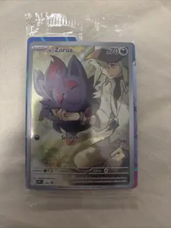 N's Zorua 189 Sv: Scarlet & Violet Promo Cards Holo SEALED - Image 1