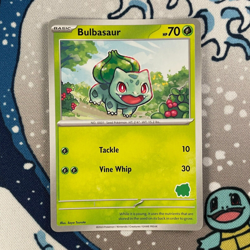 Bulbasaur My First Battle Deck Promo Exclusive Bulbasaur Stamp Pokemon Card NM - Image 1