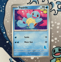 Squirtle My First Battle Deck Promo Exclusive Squirtle Stamp Pokemon Card NM - Image 1