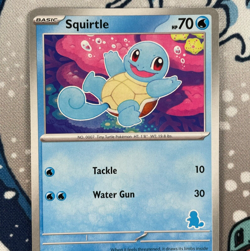 Squirtle My First Battle Deck Promo Exclusive Squirtle Stamp Pokemon Card NM - Image 2