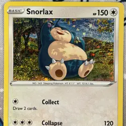 Snorlax 016/034 CLV Holo Promo Pokemon TCG Classic Collection Card 2023 NM - Image 2