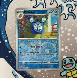 Poliwhirl 061/165 Reverse Holo Scarlet & Violet 151 Pokemon Card NM - Image 1