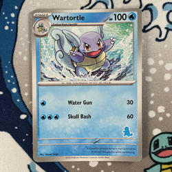Wartortle My First Battle Deck Promo Exclusive Squirtle Stamp Pokemon Card NM - Image 1