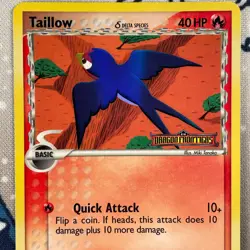 Taillow 66/101 Reverse Holo EX Dragon Frontiers Set Stamped Pokemon Card 2006 NM - Image 2