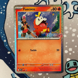 Fuecoco SVP192 Black Star Promo Holo Stamped Pokemon Horizons Pokemon Card NM - Image 1