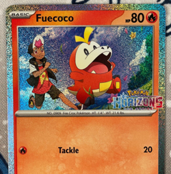 Fuecoco SVP192 Black Star Promo Holo Stamped Pokemon Horizons Pokemon Card NM - Image 2