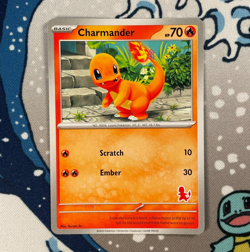 Charmander My First Battle Deck Promo Exclusive Charmander Stamp Pokemon Card NM - Image 1
