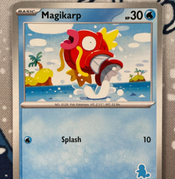 Magikarp My First Battle Deck Promo Exclusive Squirtle Stamp Pokemon Card NM - Image 2