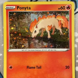 Ponyta 004/034 CLC Holo Promo Pokemon TCG Classic Collection Card 2023 NM - Image 2