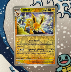 Jolteon 135/165 Reverse Holo Rare Scarlet & Violet 151 Set Pokemon Card 2023 NM - Image 1