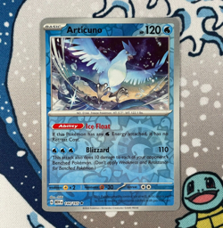 Articuno 144/165 Reverse Holo Rare Scarlet & Violet 151 Set Pokemon Card 2023 NM - Image 1