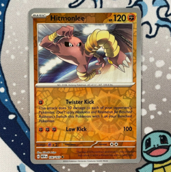 Hitmonlee 106/165 Reverse Holo Scarlet & Violet 151 Set Pokemon Card 2023 NM - Image 1
