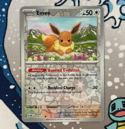 Eevee 074/131 Reverse Holo Prismatic Evolutions Pokemon Card 2025 NM - Image 1