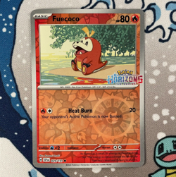 Fuecoco 029/191 Stamped Pokemon Horizons Promo Reverse Holo Pokemon Card NM - Image 1