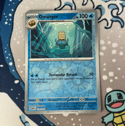 Omanyte 138/165 Reverse Holo Scarlet & Violet 151 Set Pokemon Card 2023 NM/LP - Image 1