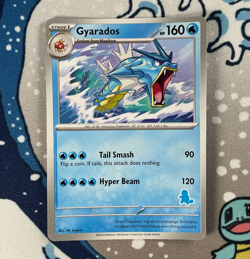 Gyarados My First Battle Deck Promo Exclusive Pokemon Card Squirtle Stamp NM - Image 1