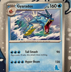 Gyarados My First Battle Deck Promo Exclusive Pokemon Card Squirtle Stamp NM - Image 2