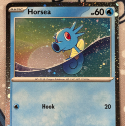Horsea SVP137 Black Star Promo Holo Rare Scarlet & Violet Pokemon Card NM/LP - Image 2